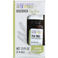 Aura Cacia, Discover Tea Tree, Essential Oil, 0.25 Fl Oz