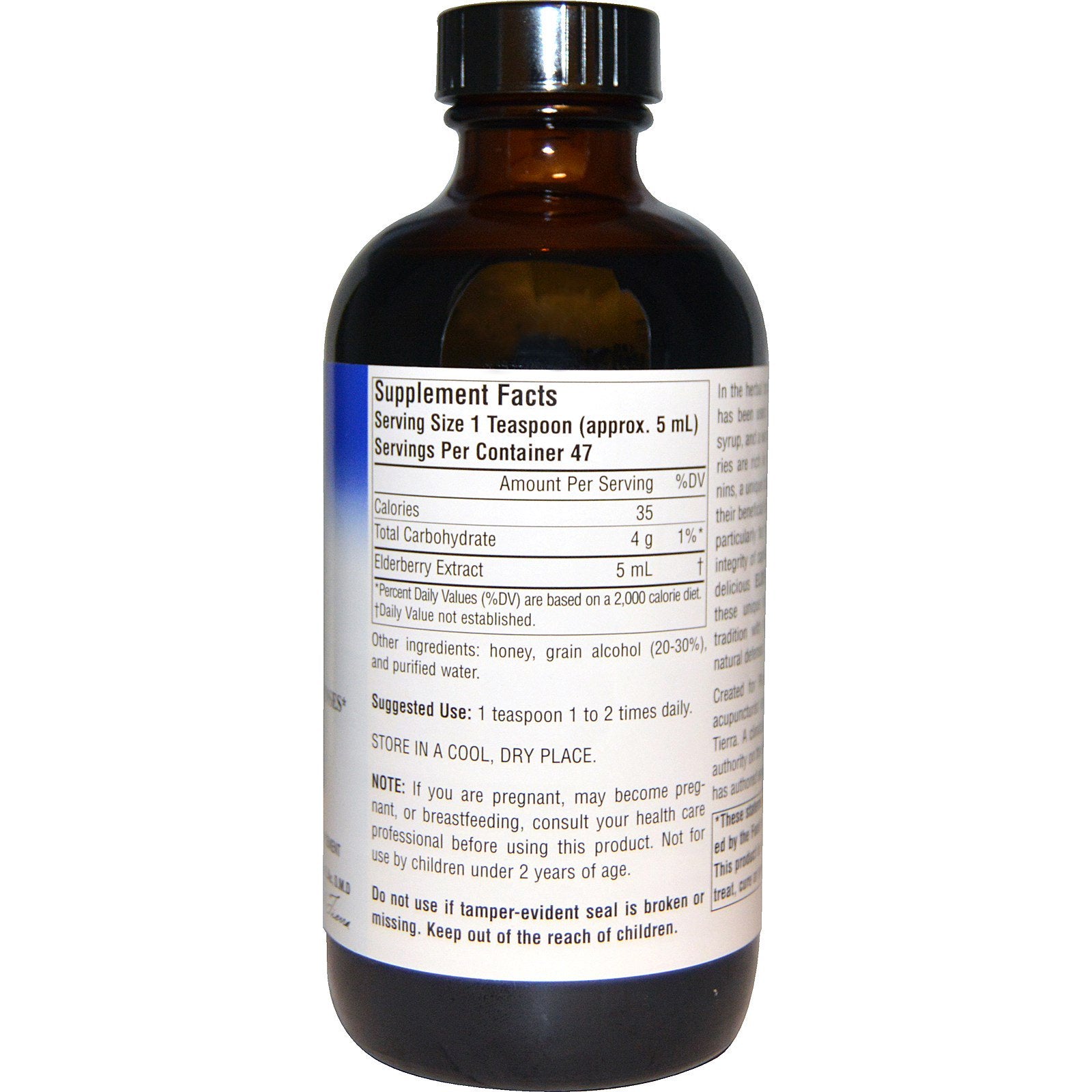 Planetary Herbals, Elderberry Syrup, 4 Fl Oz