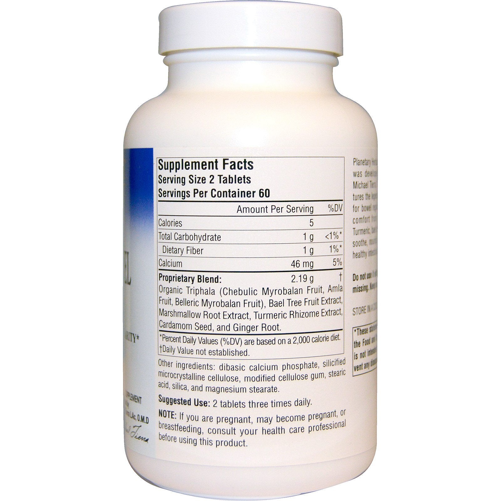 Planetary Herbals, Essential Bowel Support, 30 Tablets