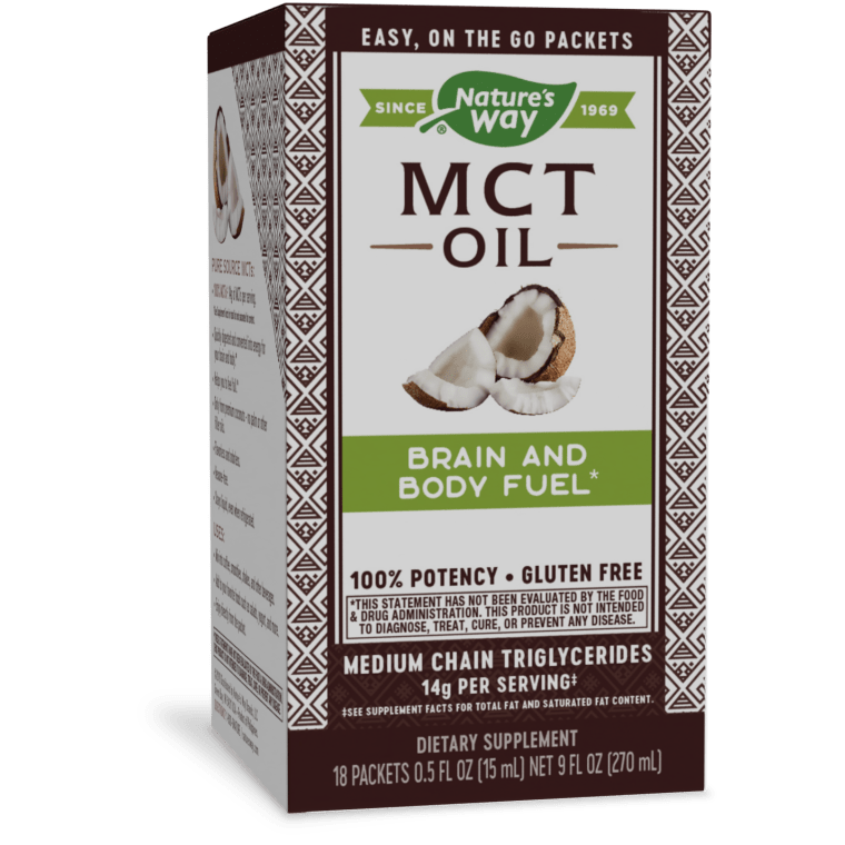 Nature's Way®, Organic MCT Oil Single Serve (18 Packets) | Maple Herbs