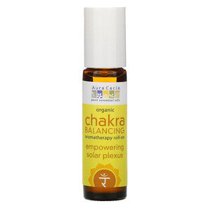 Aura Cacia, Organic Chakra Balancing Aromatherapy Roll-On, 0.31 Oz