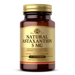 Solgar, NATURAL ASTAXANTHIN 5 MG SOFTGELS (30,60) | Maple Herbs