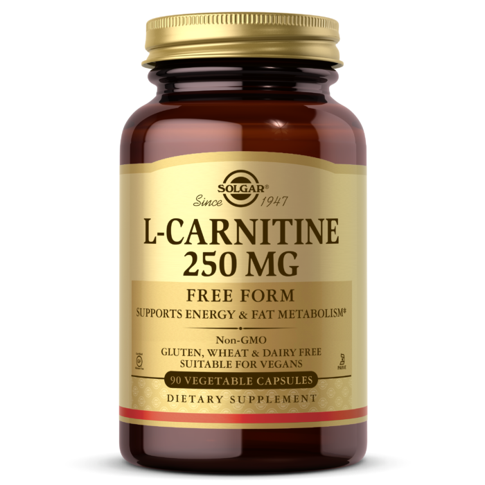 Solgar, L-CARNITINE 250 MG VEGETABLE CAPS (90 Count) | Maple Herbs