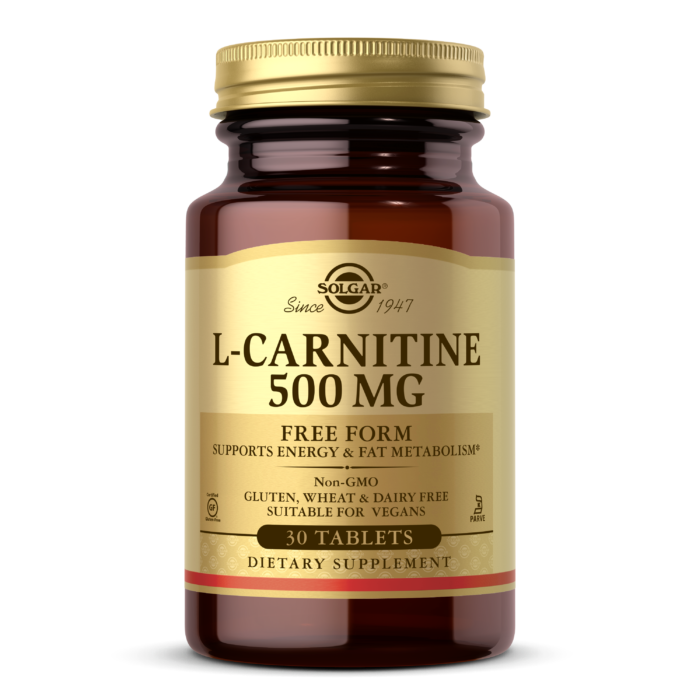 Solgar, L-CARNITINE 500 MG TABS (30,60) | Maple Herbs