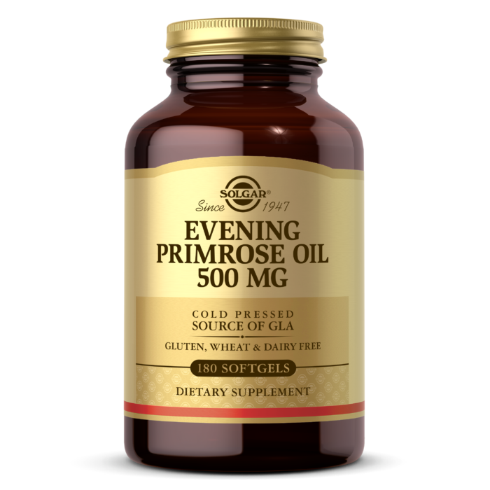 Solgar, EVENING PRIMROSE OIL 500 MG SOFTGELS (90,180) | Maple Herbs