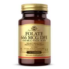 solgar-folate-666-mcg-dfe-(folic-acid-400-mcg)-100-tabs