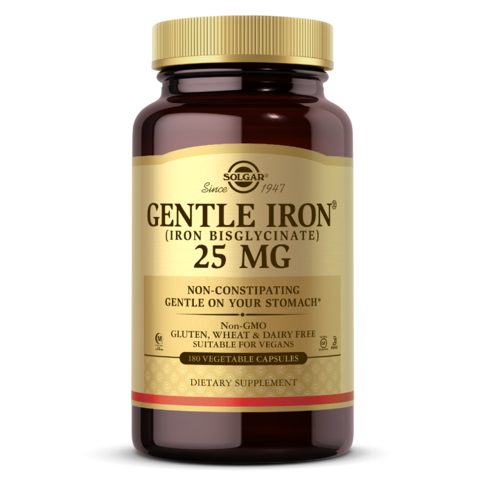 Solgar, GENTLE IRON® VEGETABLE CAPS (90,180) | Maple Herbs