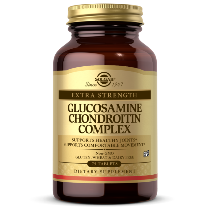 Solgar, EXTRA STRENGTH GLUCOSAMINE CHONDROITIN COMPLEX TABS (75,150,225,300) | Maple Herbs