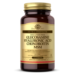 Solgar, GLUCOSAMINE HYALURONIC ACID CHONDROITIN MSM (SHELLFISH-FREE) TABS (60,120) | Maple Herbs