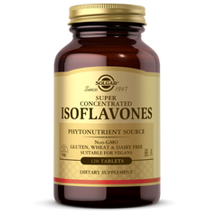 Solgar, NON-GMO SUPER CONCENTRATED ISOFLAVONES TABS (120 Count) | Maple Herbs