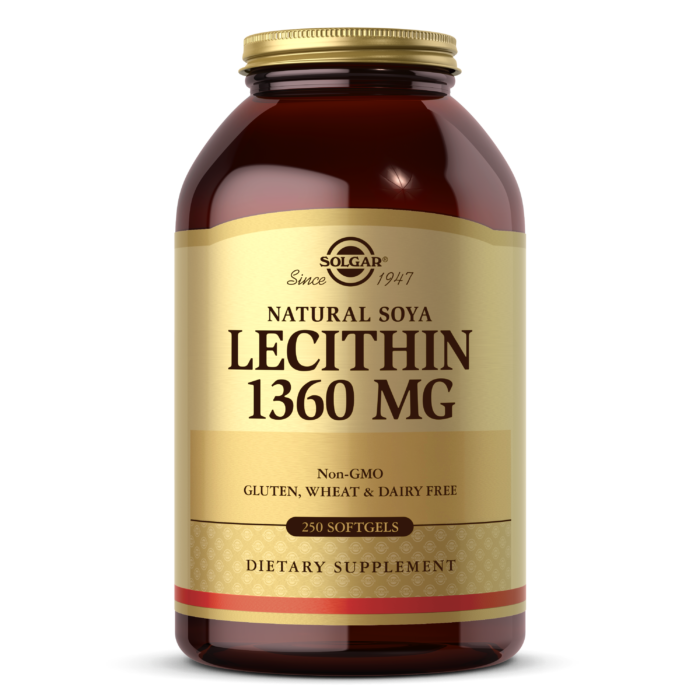 Solgar, LECITHIN 1360 MG SOFTGELS (100,250) | Maple Herbs