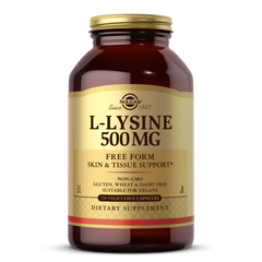 Solgar, L-LYSINE 500 MG VEGETABLE CAPS (50,100,250) | Maple Herbs