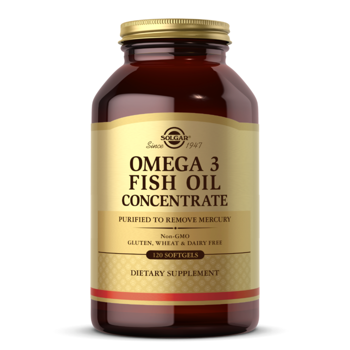 Solgar, OMEGA-3 FISH OIL CONCENTRATE SOFTGELS (120,240) | Maple Herbs