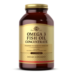 Solgar, OMEGA-3 FISH OIL CONCENTRATE SOFTGELS (120,240) | Maple Herbs