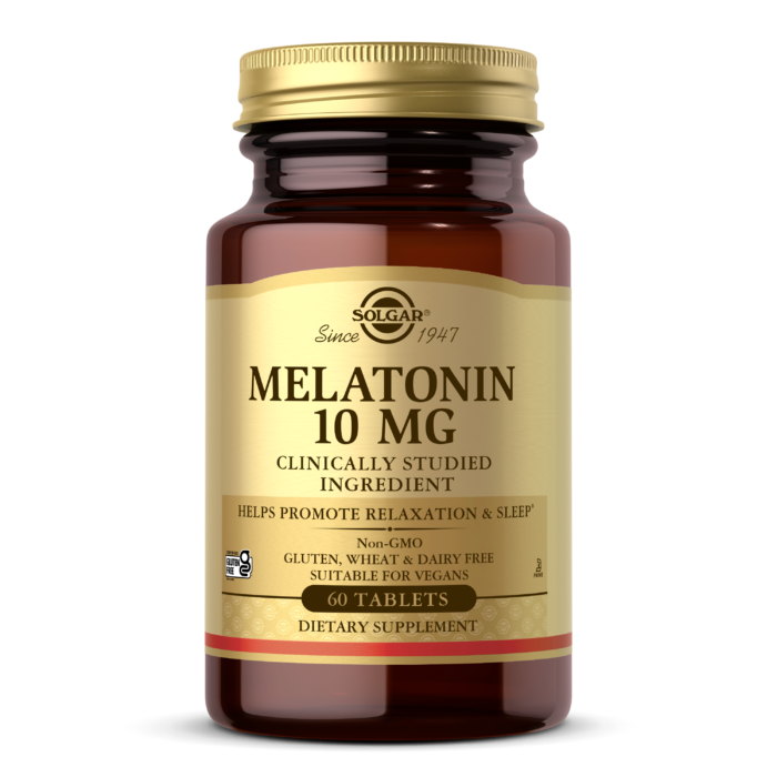 Solgar, MELATONIN 10 MG TABS (60 Count) | Maple Herbs