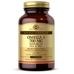 Solgar, DOUBLE STRENGTH OMEGA-3 700 MG SOFTGELS (30,60,120) | Maple Herbs