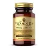 VITAMIN D3 (CHOLECALCIFEROL) 55 MCG (2200 IU) VEGETABLE CAPS (50,100) | Maple Herbs