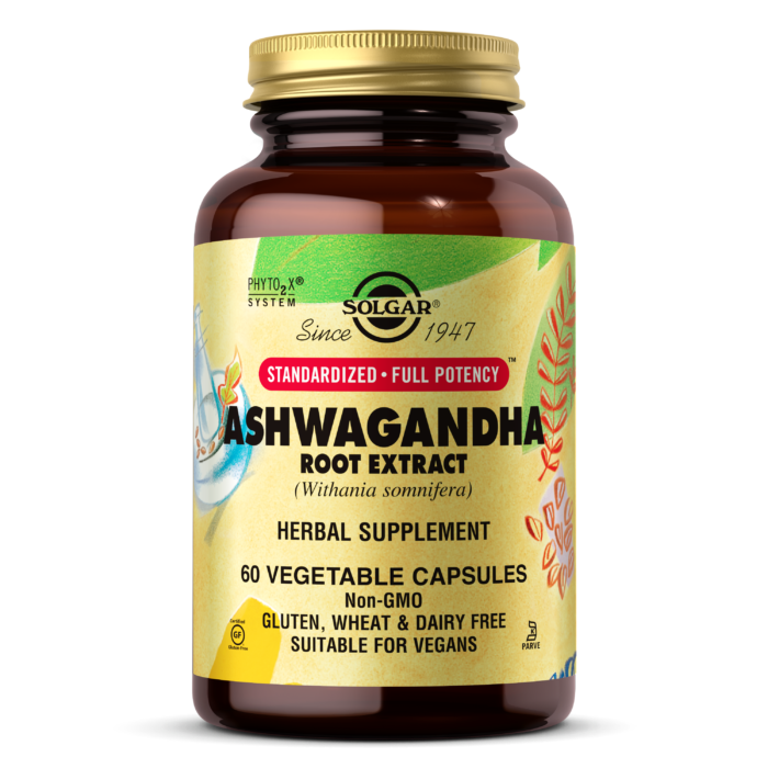 Solgar, SFP ASHWAGANDHA ROOT EXTRACT VEGETABLE CAPS (60 Count) | Maple Herbs