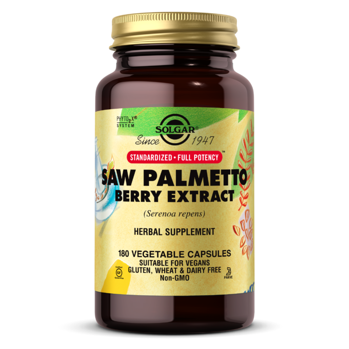 Solgar, SFP SAW PALMETTO BERRY EXTRACT VEGETABLE CAPS (60,180) | Maple Herbs