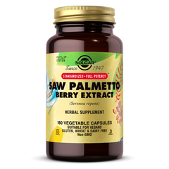 Solgar, SFP SAW PALMETTO BERRY EXTRACT VEGETABLE CAPS (60,180) | Maple Herbs