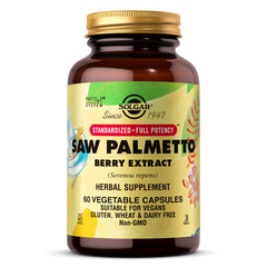 Solgar, SFP SAW PALMETTO BERRY EXTRACT VEGETABLE CAPS (60,180) | Maple Herbs