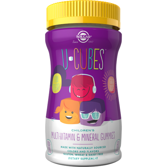 Solgar, U-CUBES™ CHILDREN’S MULTI-VITAMIN & MINERAL GUMMIES (60,120) | Maple Herbs