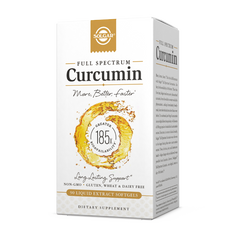 Solgar, FULL SPECTRUM CURCUMIN LIQUID EXTRACT SOFTGELS (30,60,90) | Maple Herbs