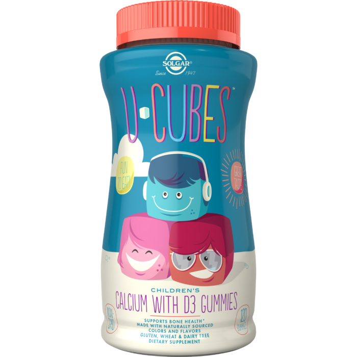 Solgar, U-CUBES™ CHILDREN’S CALCIUM WITH D3 GUMMIES (60,120) | Maple Herbs