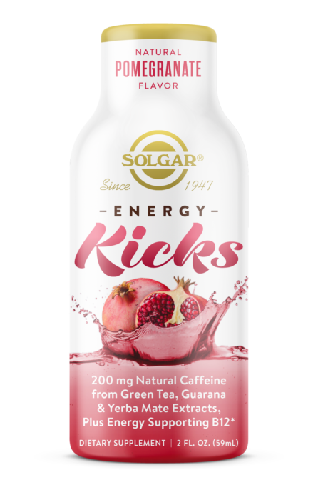 Solgar, ENERGY KICKS – NATURAL POMEGRANATE FLAVOR (12 Bottles)  | Maple Herbs