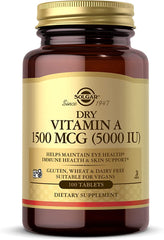 Solgar-DRY-VITAMIN-A-1500-MCG-5000 IU