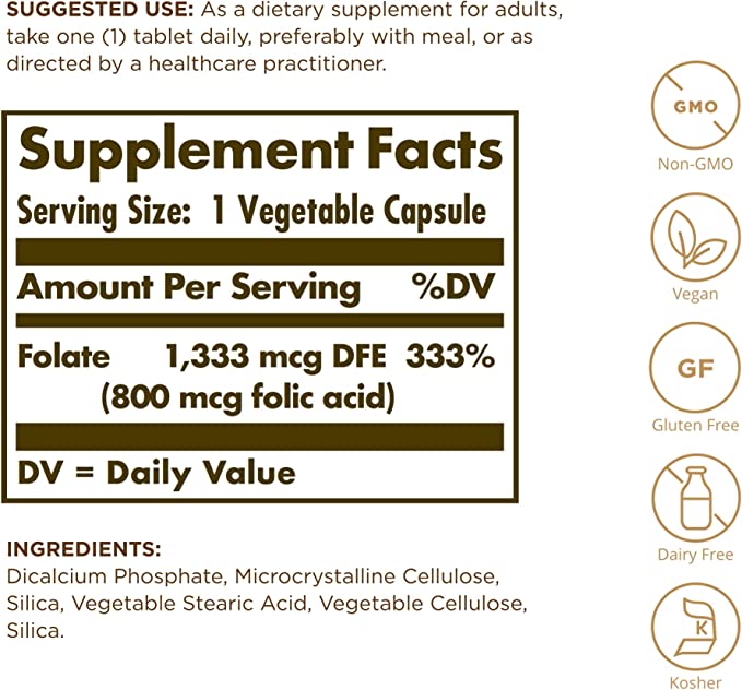 FOLATE-1333-MCG-DFE