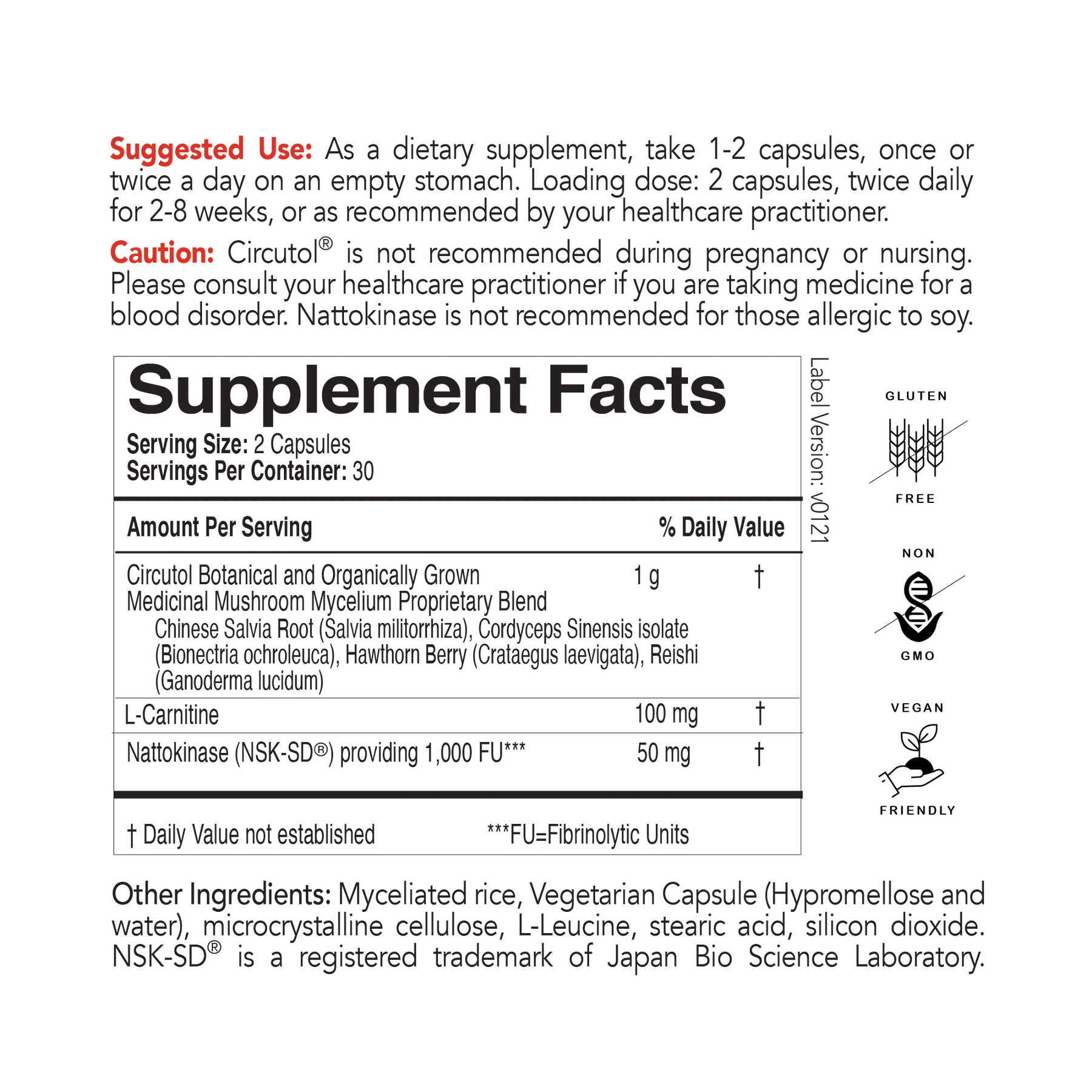 EcoNugenies, Circutol, 60 Capsules