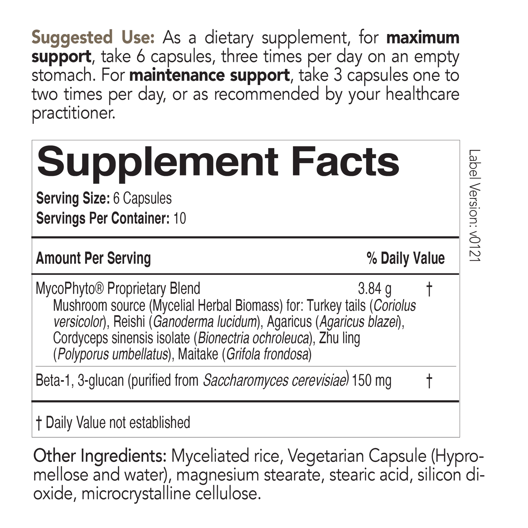 EcoNugenics, MycoPhyto Complex, 60 Capsules